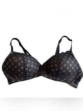 Aerie Black/ Nude Lace Bra 38C